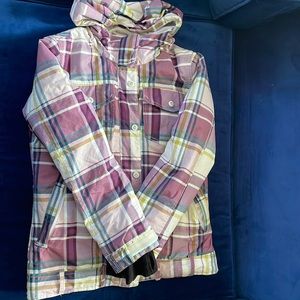 Plaid Skiing Snowboarding Jacket